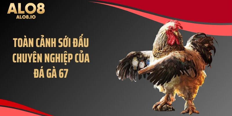 Toàn cảnh sới đấu chuyên nghiệp của đá gà 67